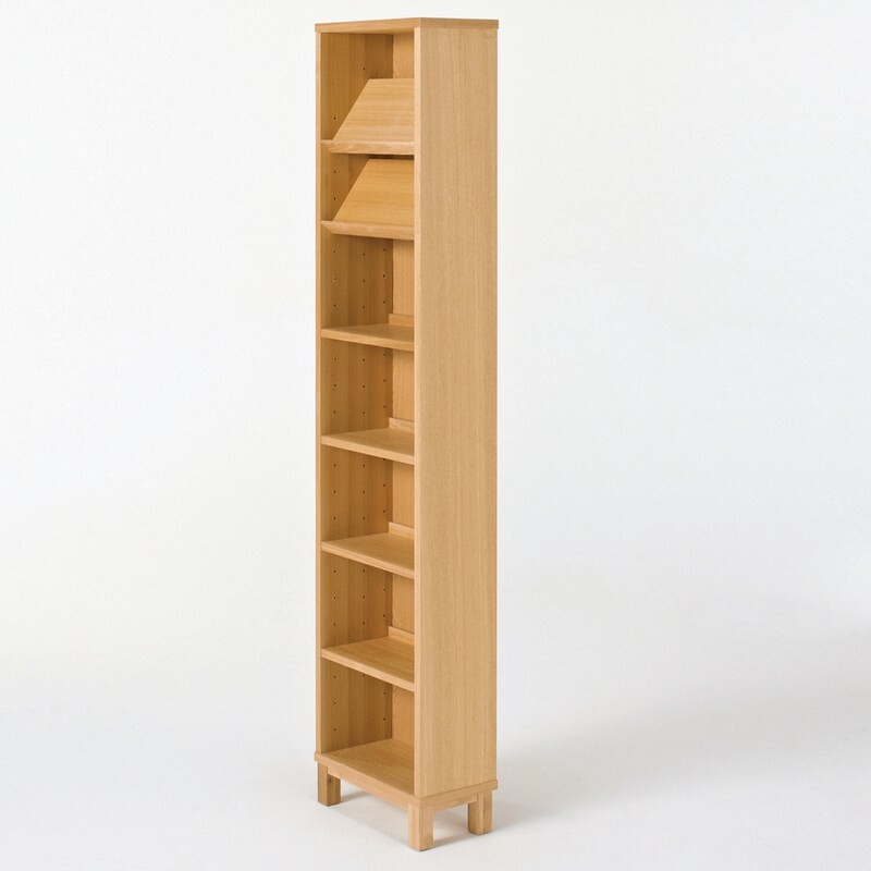 組み合わせて使える木製収納・本体・ミドルタイプ・スリム・奥行  