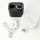 コンパクト超音波加湿器・ダークブラウン