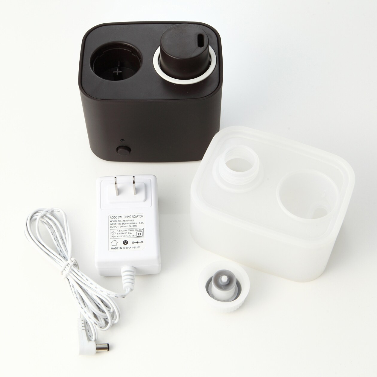 コンパクト超音波加湿器・ダークブラウン