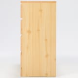 パイン材チェスト・４段