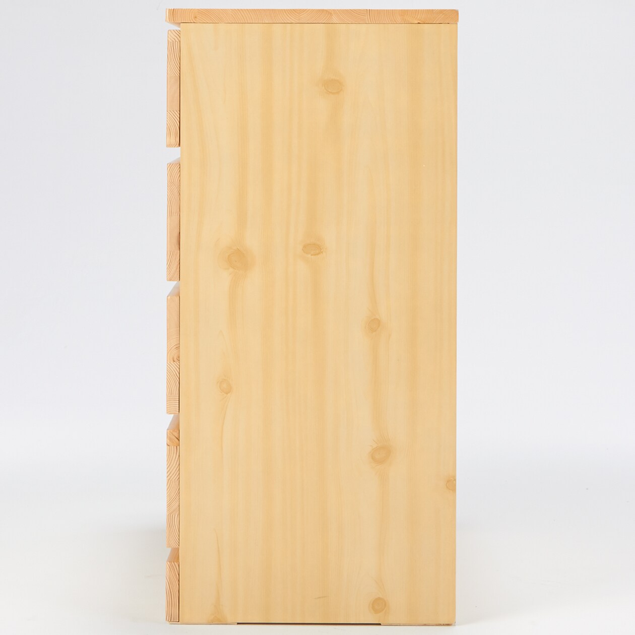 パイン材チェスト・４段