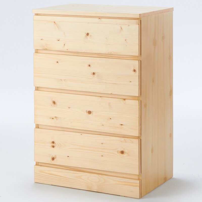 パイン材チェスト・4段 | 無印良品 