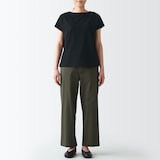 ムラ糸天竺編みフレンチスリーブＴシャツ
