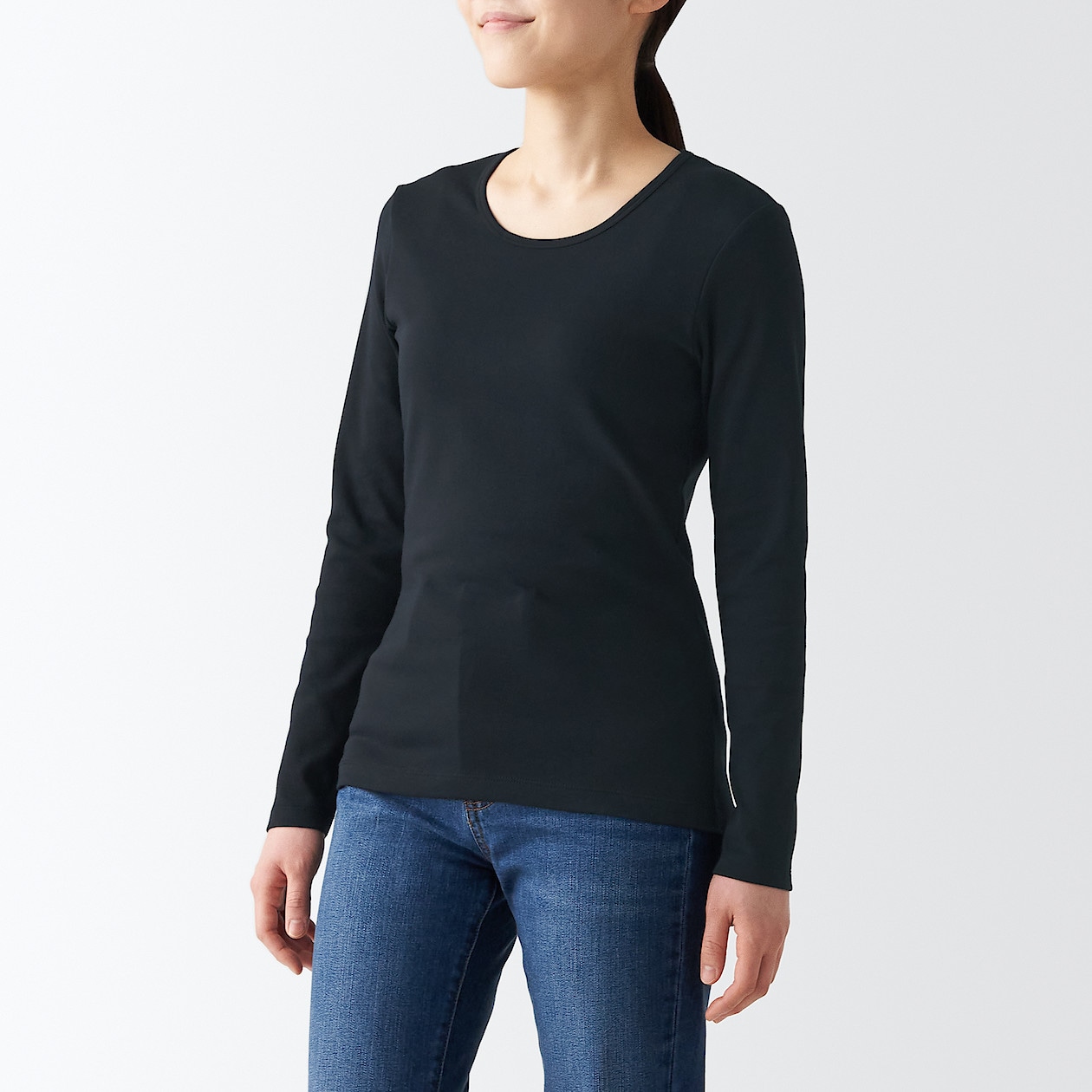 5 Offセール 無印良品ストレッチ長袖tシャツ 送料無料吉澤 ファッション レディースファッション Ekumudini Com