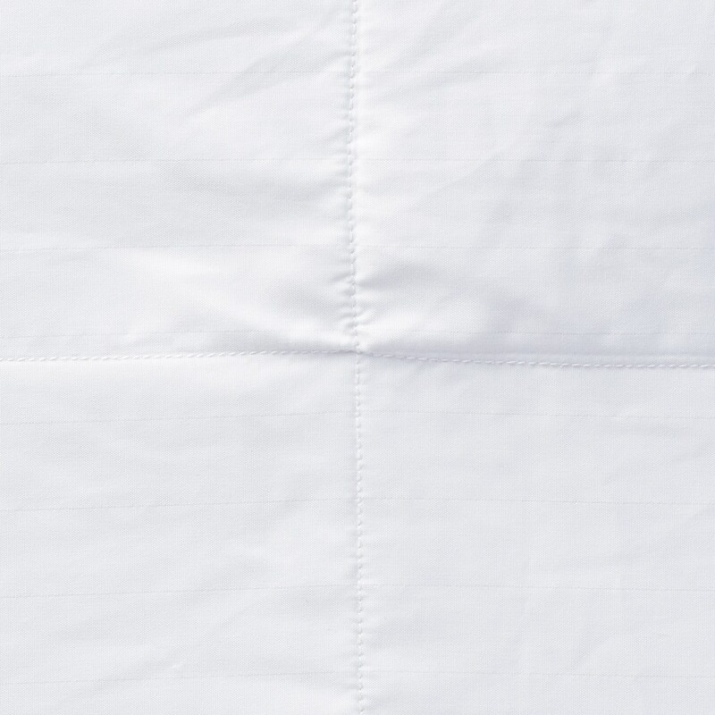 グレー羽毛掛ふとん・二層式・薄型／K | 無印良品 