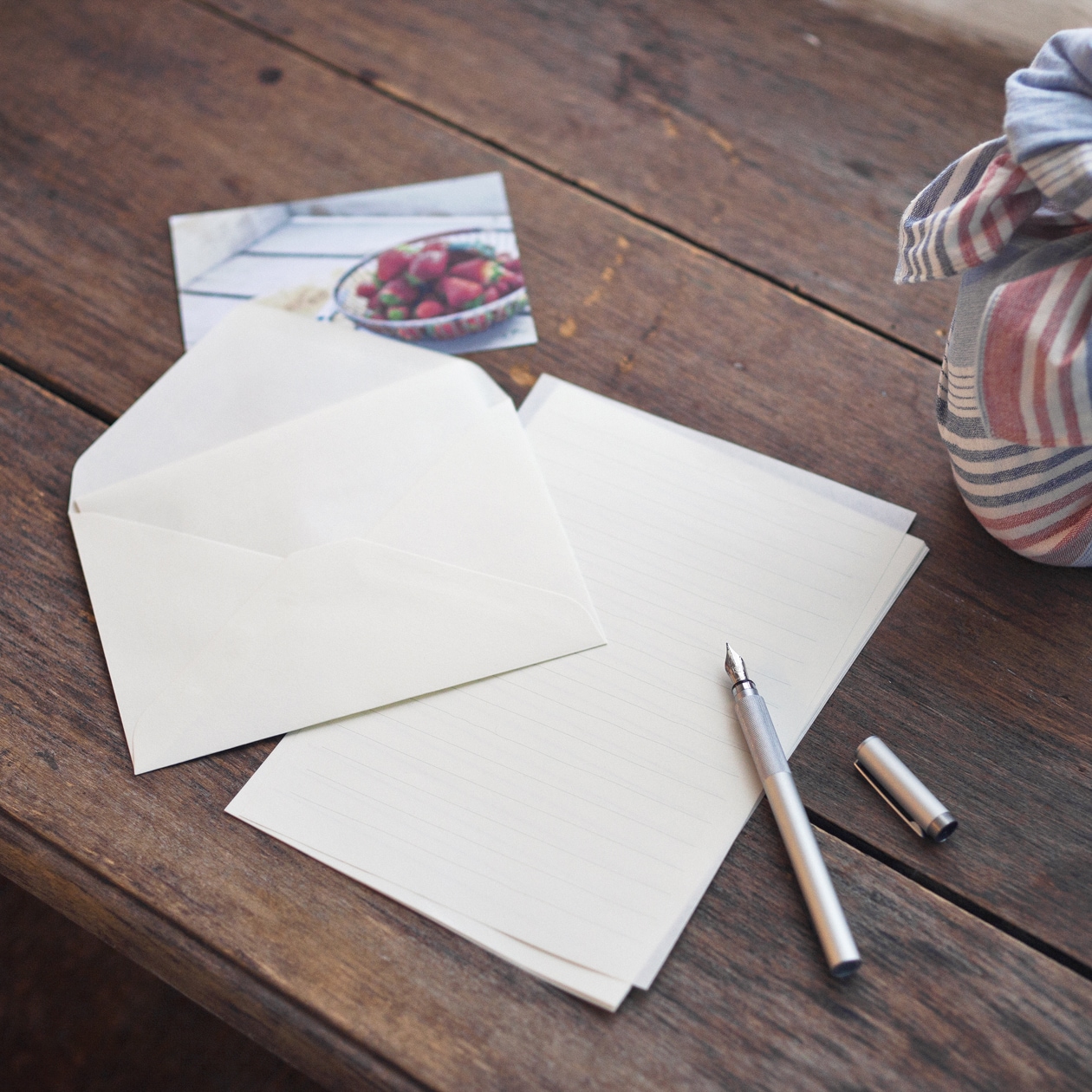 アルミ丸軸万年筆