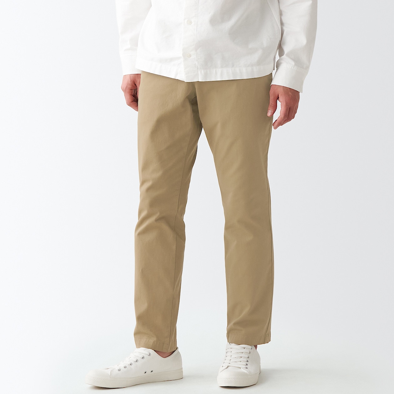 a1513 無印良品 MUJI ネイビーチノパン シンプル カジュアルパンツ 2021新商品
