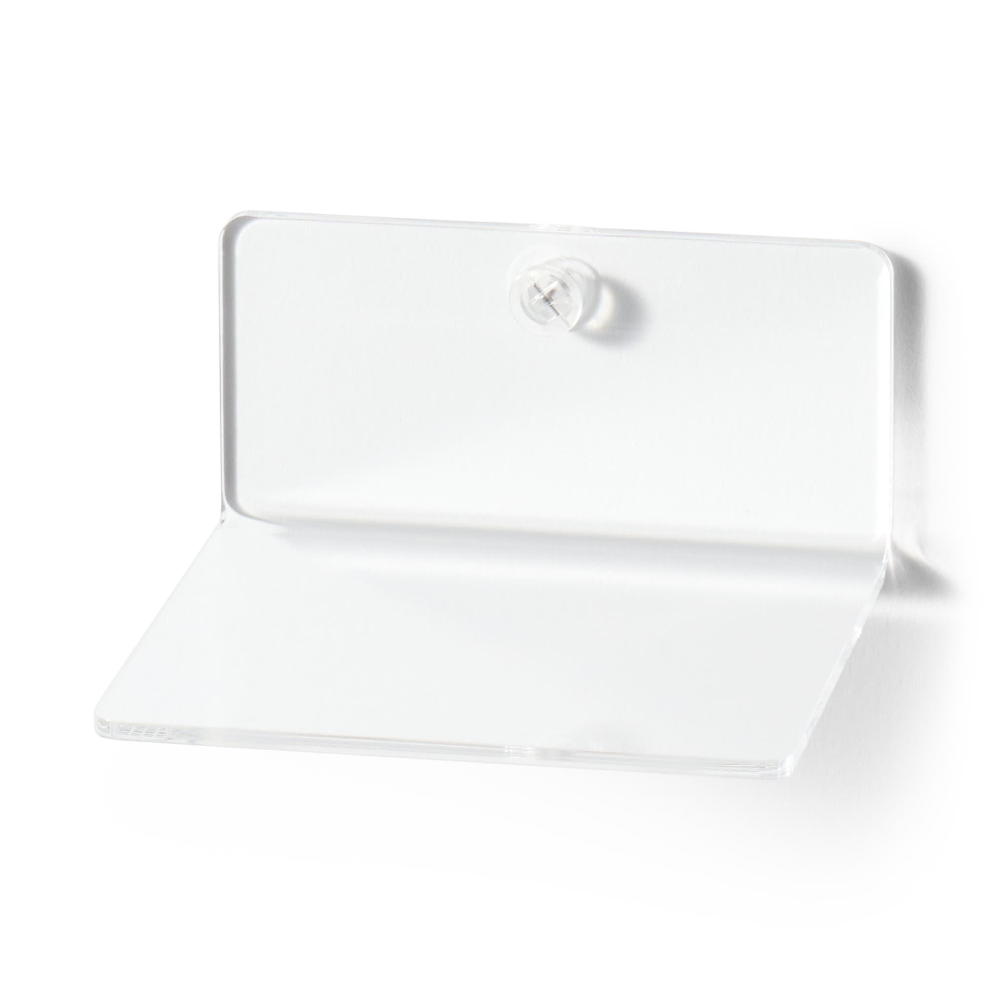 壁に付けられるアクリルディスプレイ　Ｌ字型