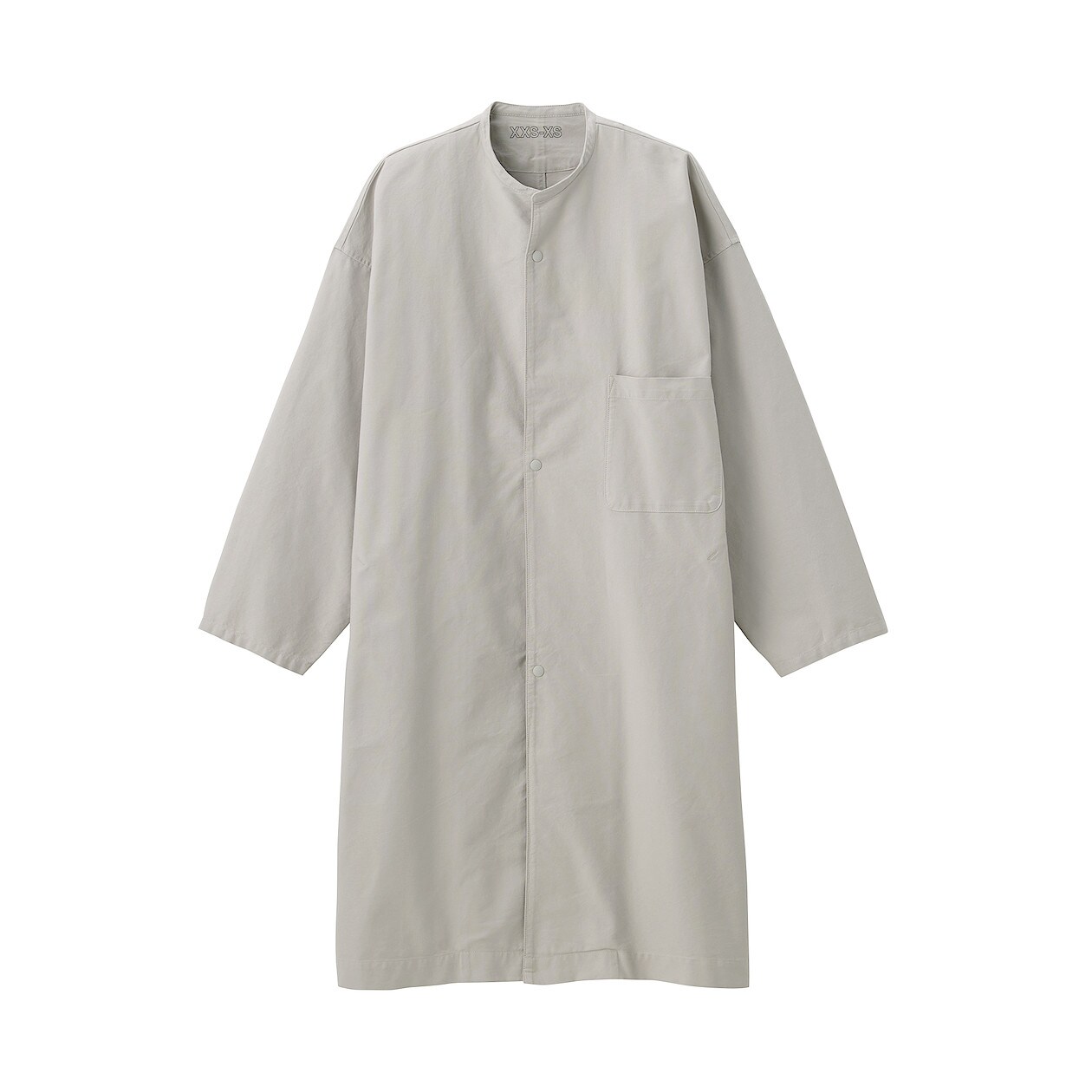 太番手洗いざらしオックスロング丈シャツ 男女兼用ｓ ｍ フェードグレー Sale Muji Labo 紳士 メンズ 通販 無印良品