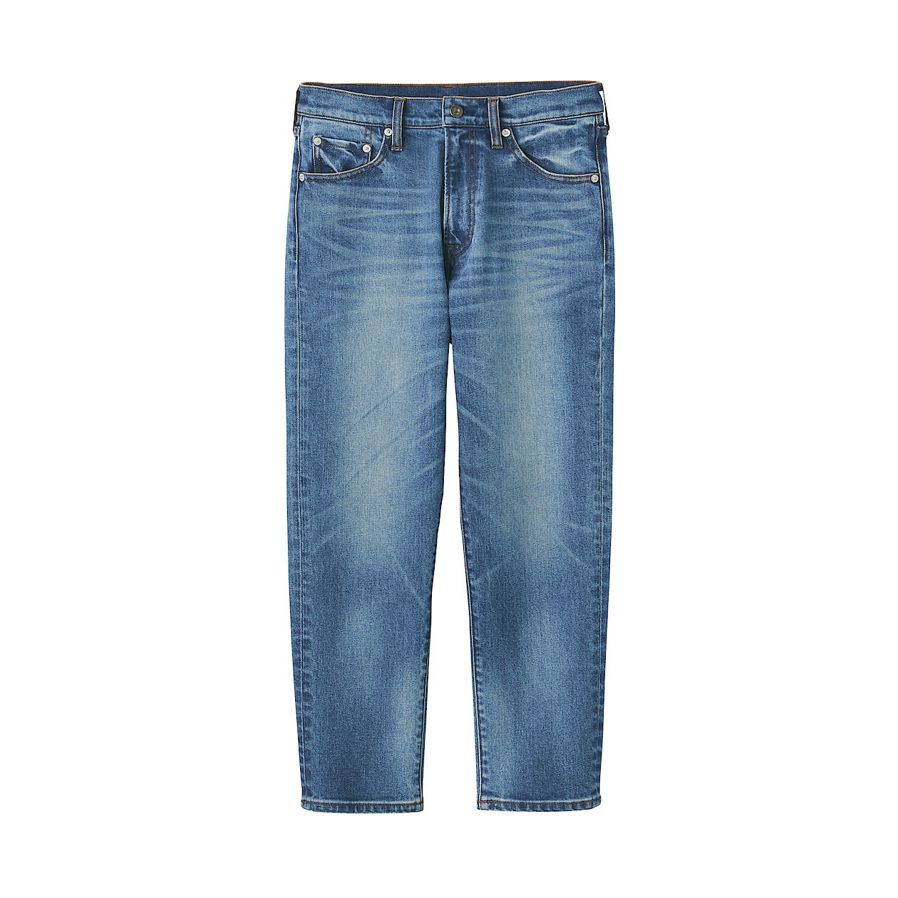 ジャパンデニムテーパードクロップドパンツ 男女兼用２４ ６１ｃｍ ブルー Muji Labo パンツ 通販 無印良品