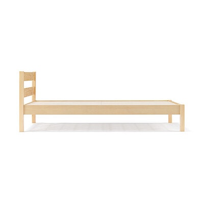 木製ベッド・パイン材突板・ダブル