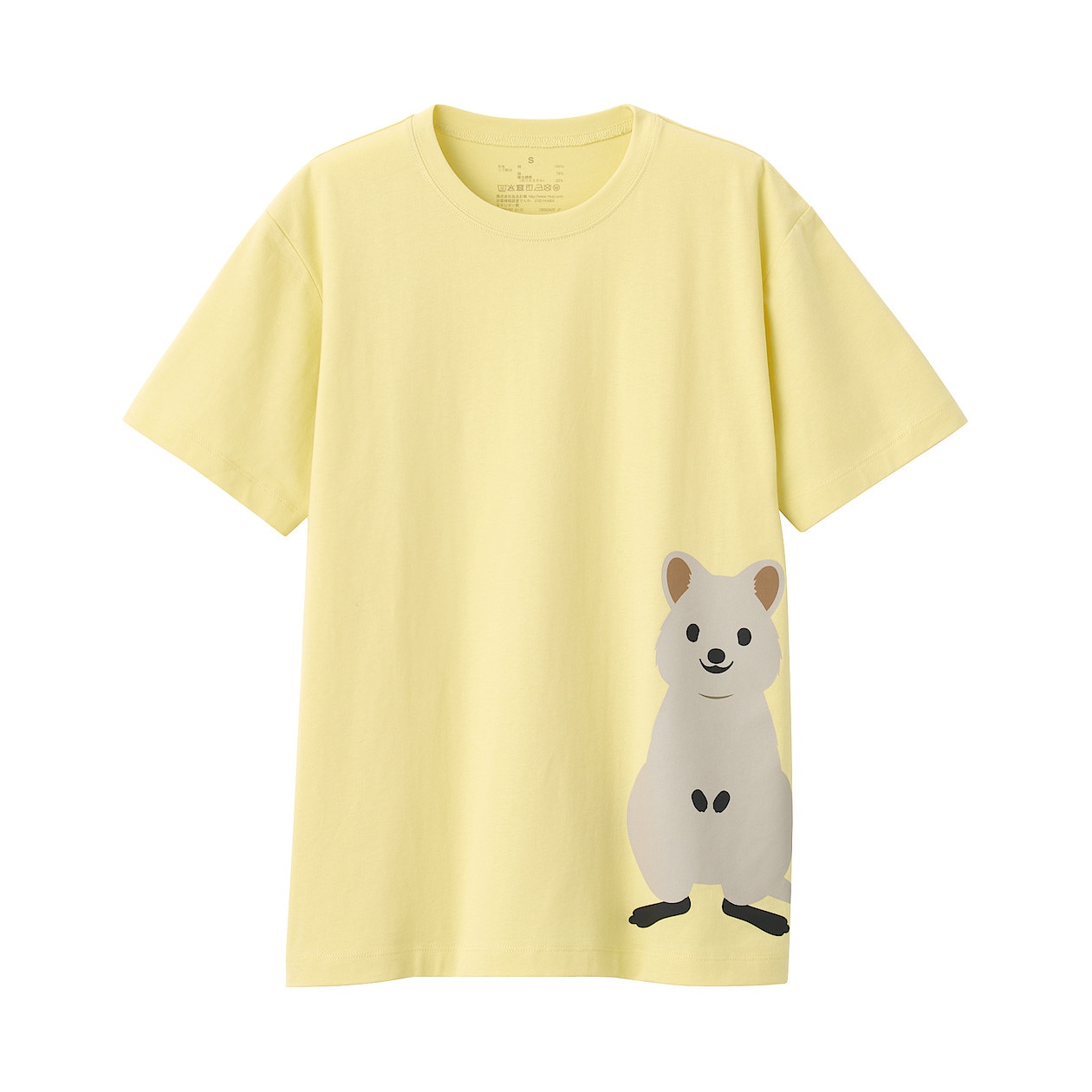 天竺編みプリントｔシャツ 大人サイズ 紳士ｘｓ クオッカ Tシャツ カットソー 半袖 婦人 レディース 通販 無印良品