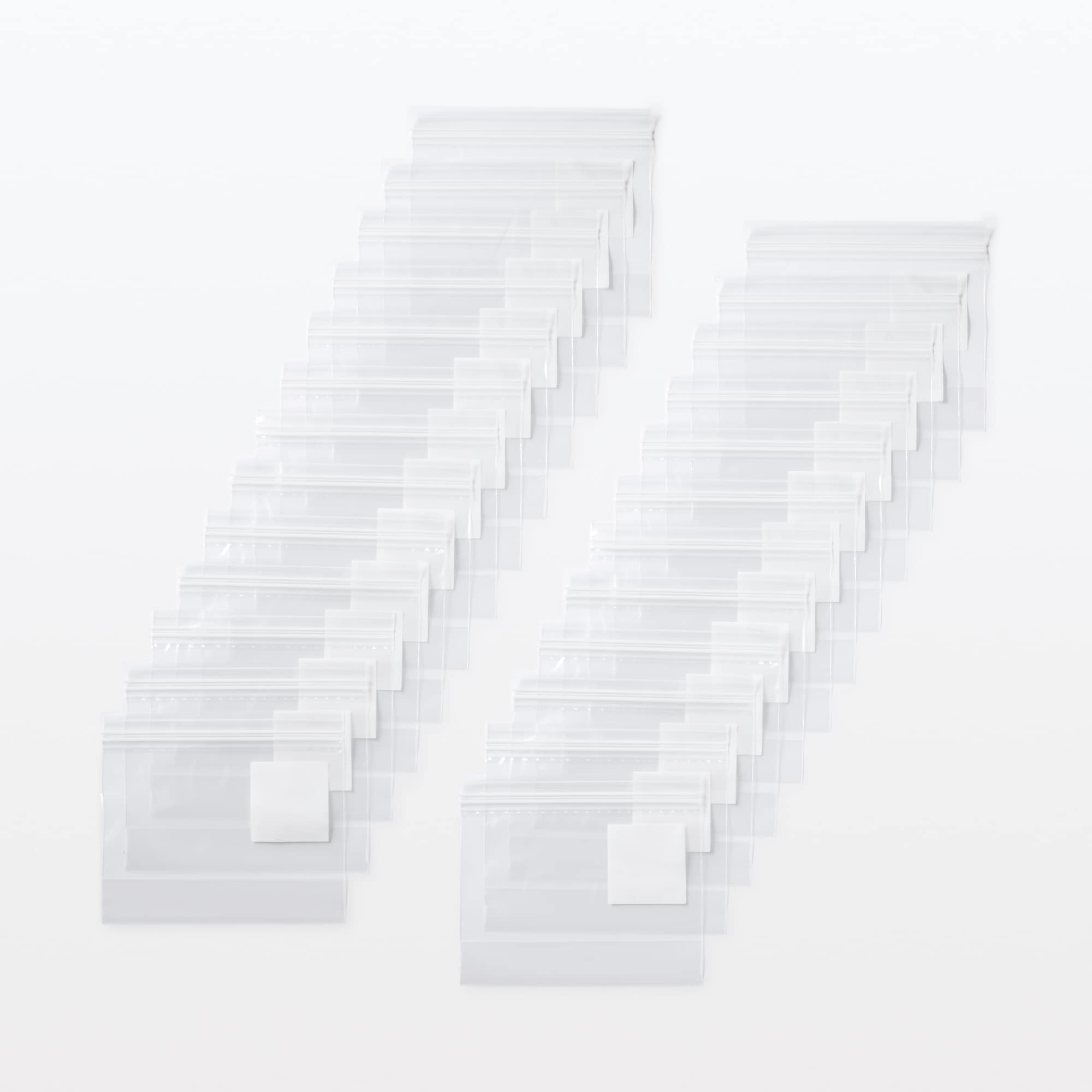 マチ付きダブルチャック　フリーザーバッグ