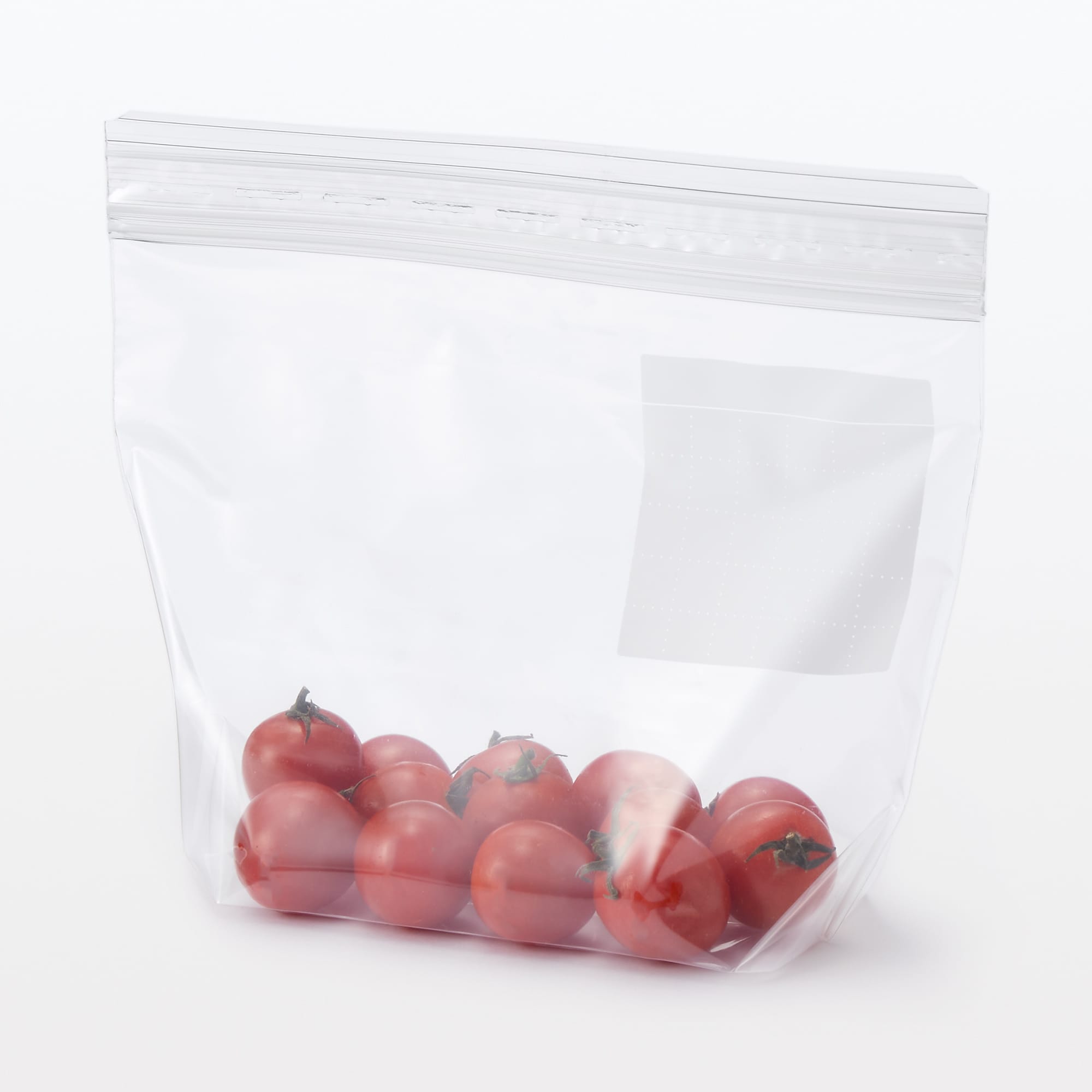 マチ付きダブルチャック　フリーザーバッグ