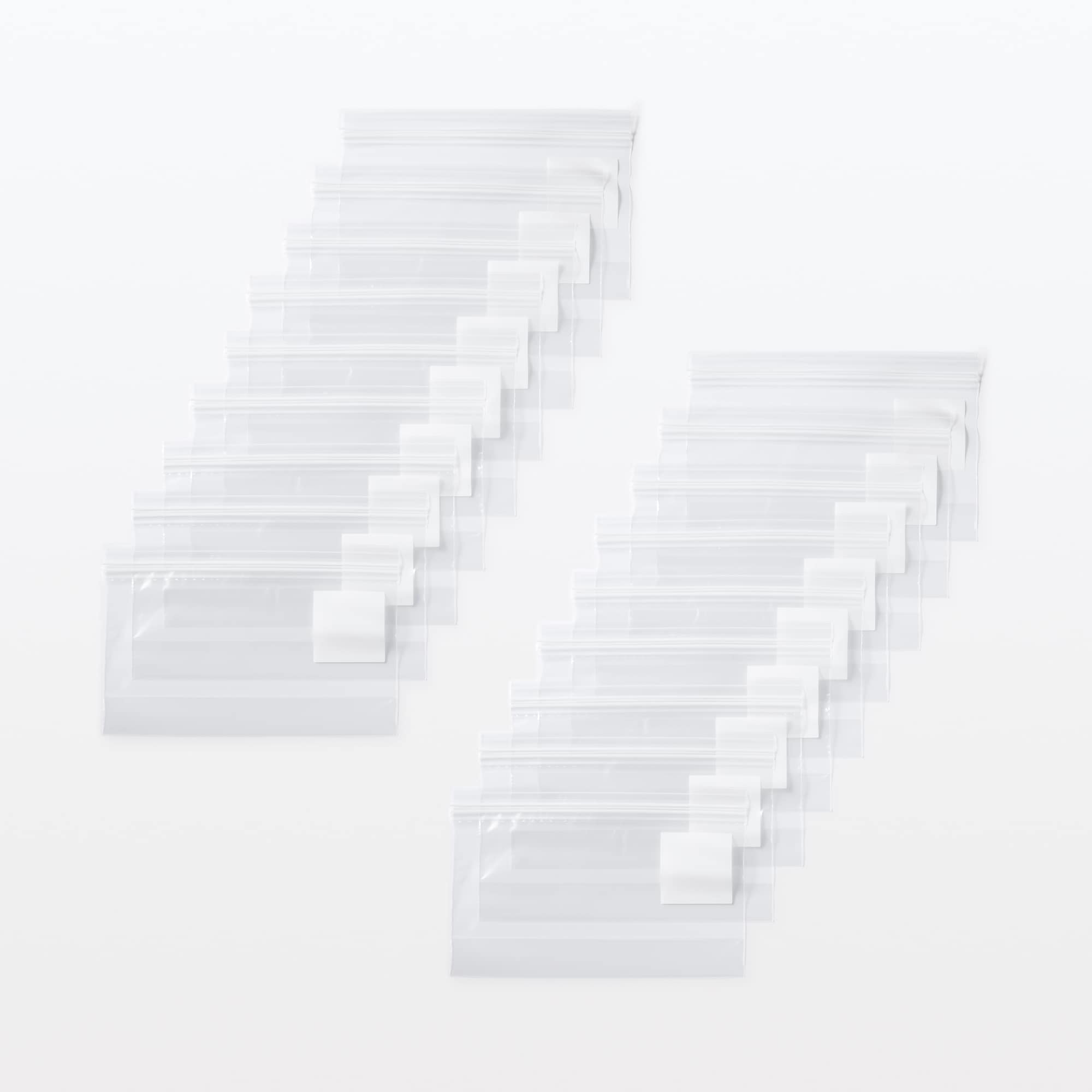 マチ付きダブルチャック　フリーザーバッグ