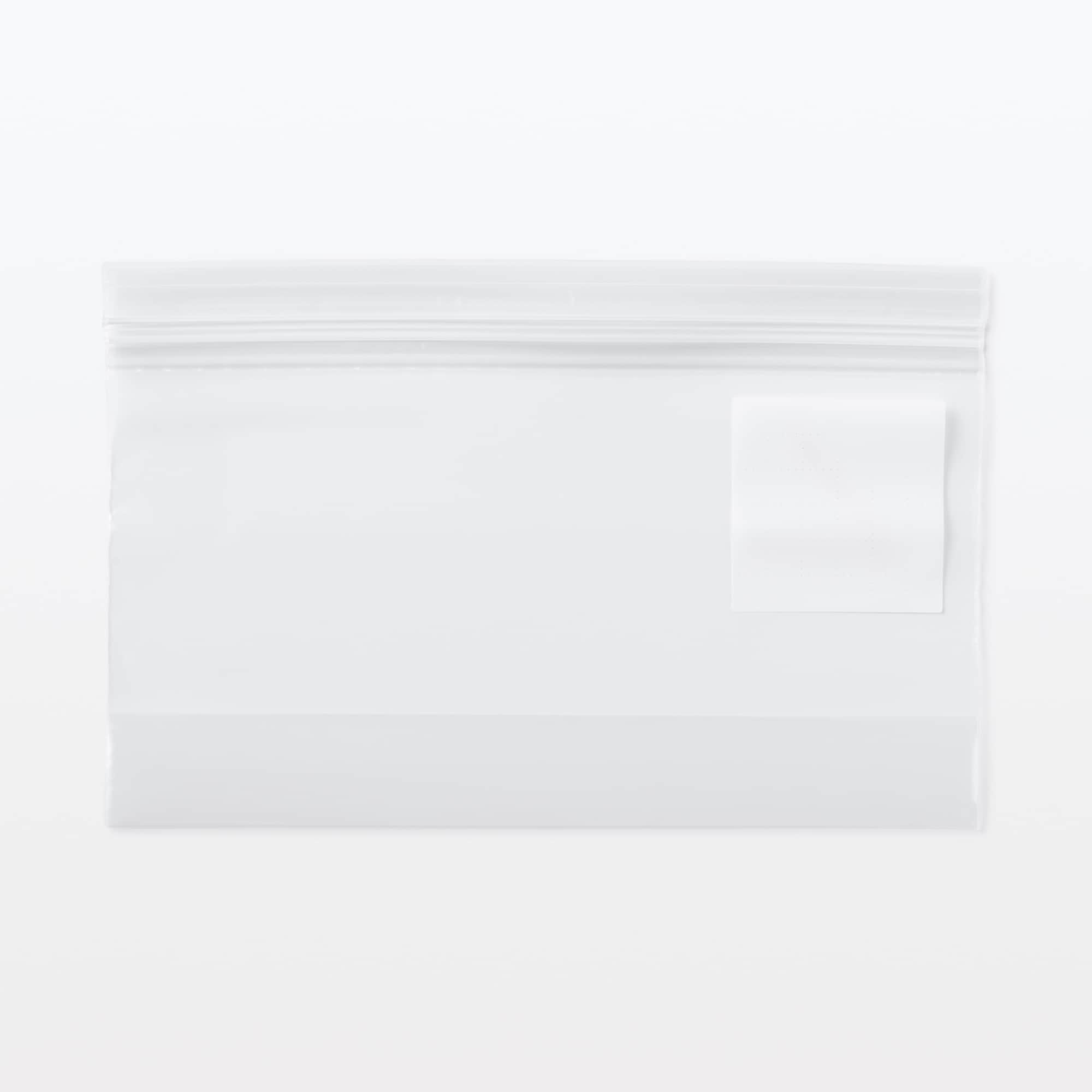 マチ付きダブルチャック　フリーザーバッグ