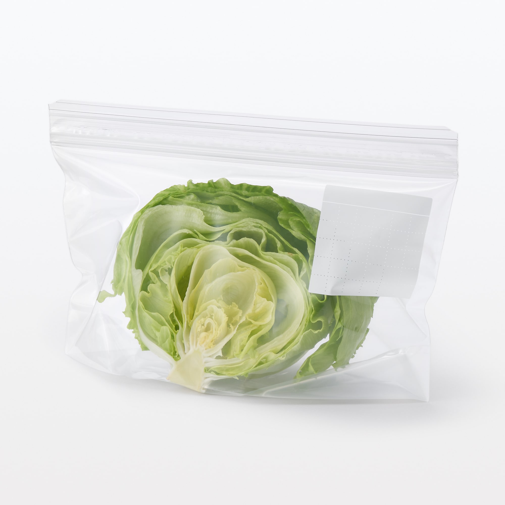 マチ付きダブルチャック　フリーザーバッグ