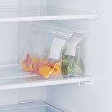 マチ付きダブルチャック　フリーザーバッグ