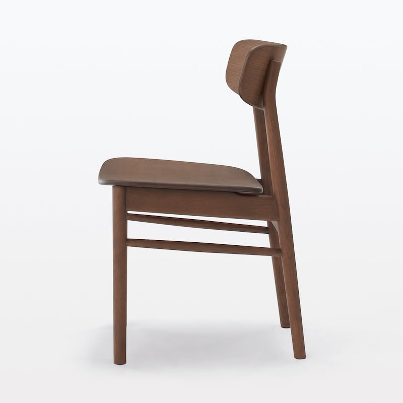 ラウンドチェア オーク材 ブラウン | 無印良品 