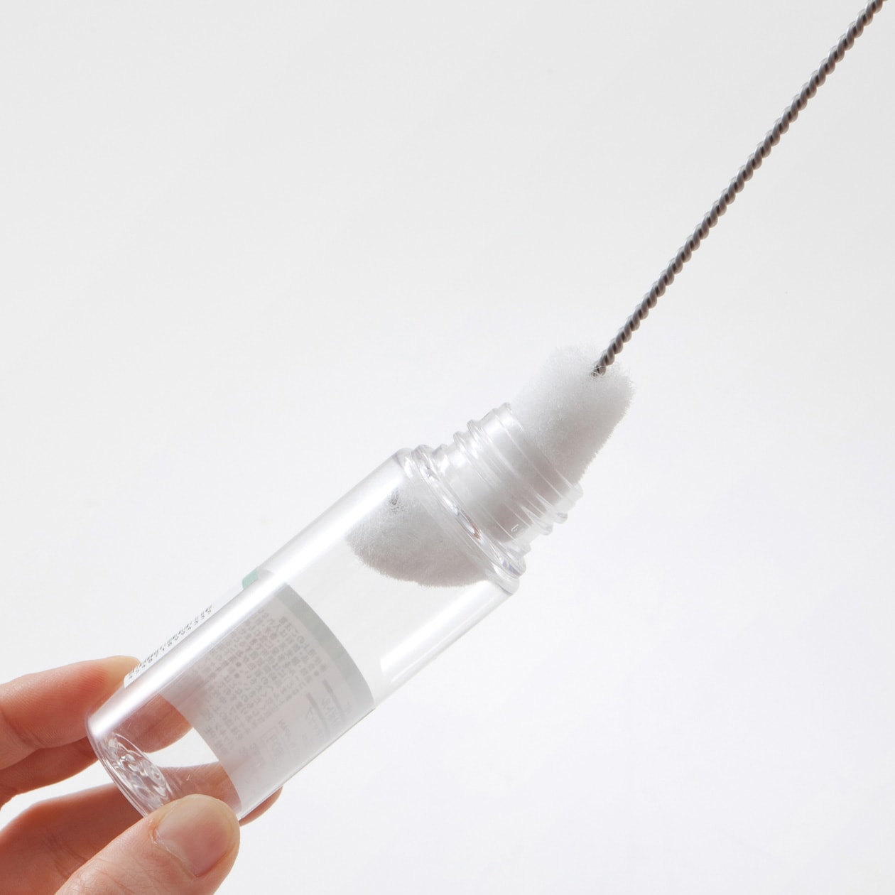 隅まで洗えるボトル用ブラシ