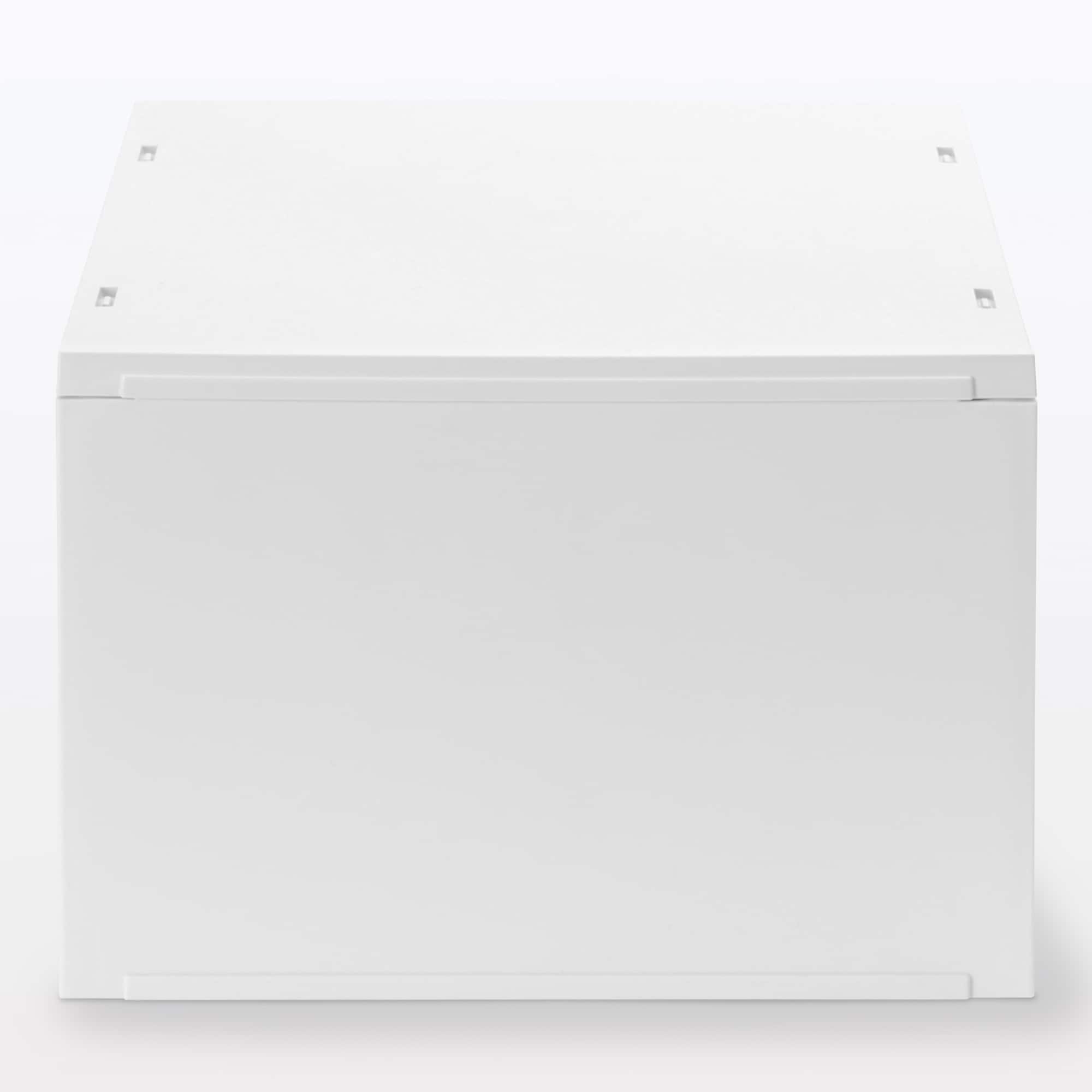 ポリプロピレンケース・引出式・深型・ホワイトグレー