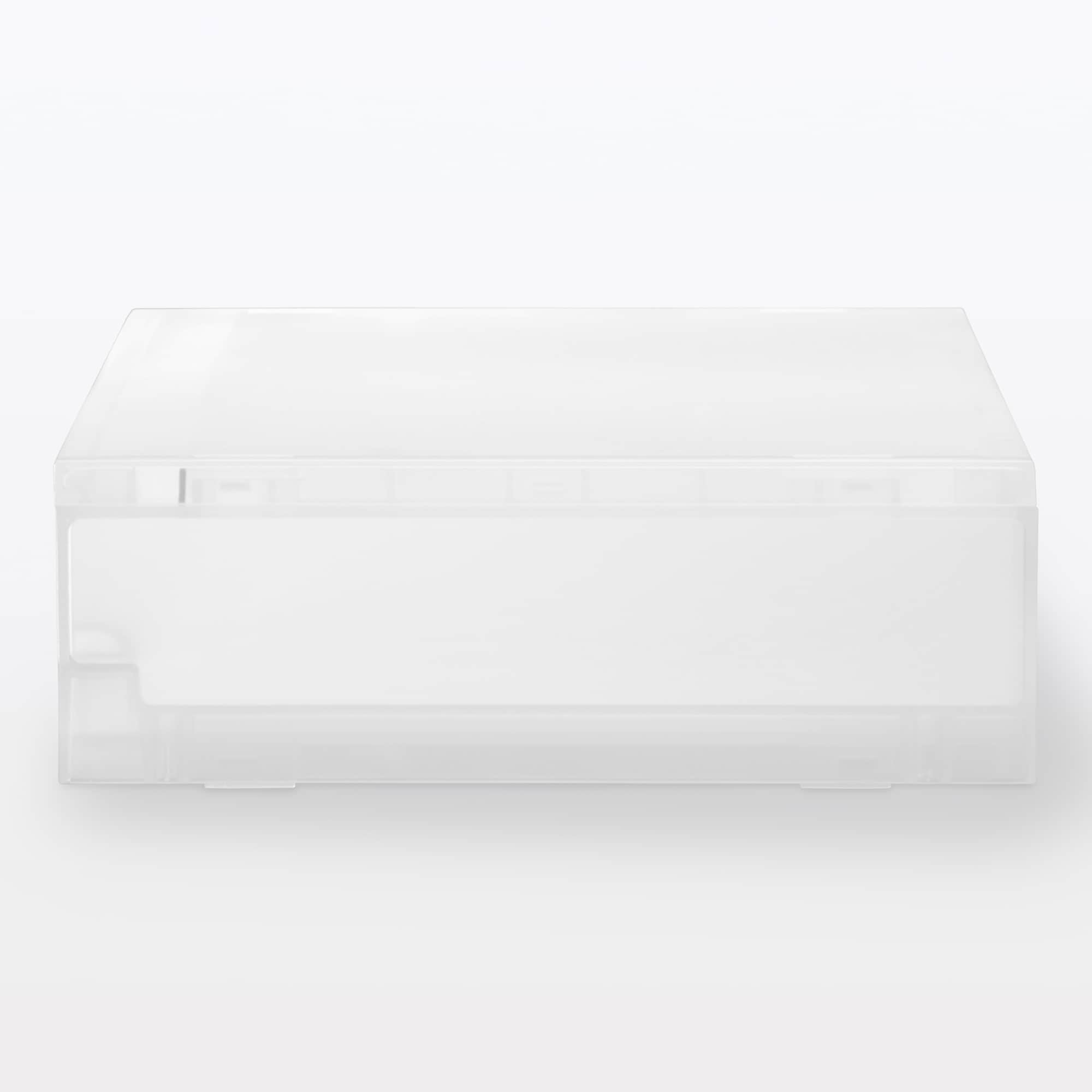 ポリプロピレンケース引出式・横ワイド・薄型２個