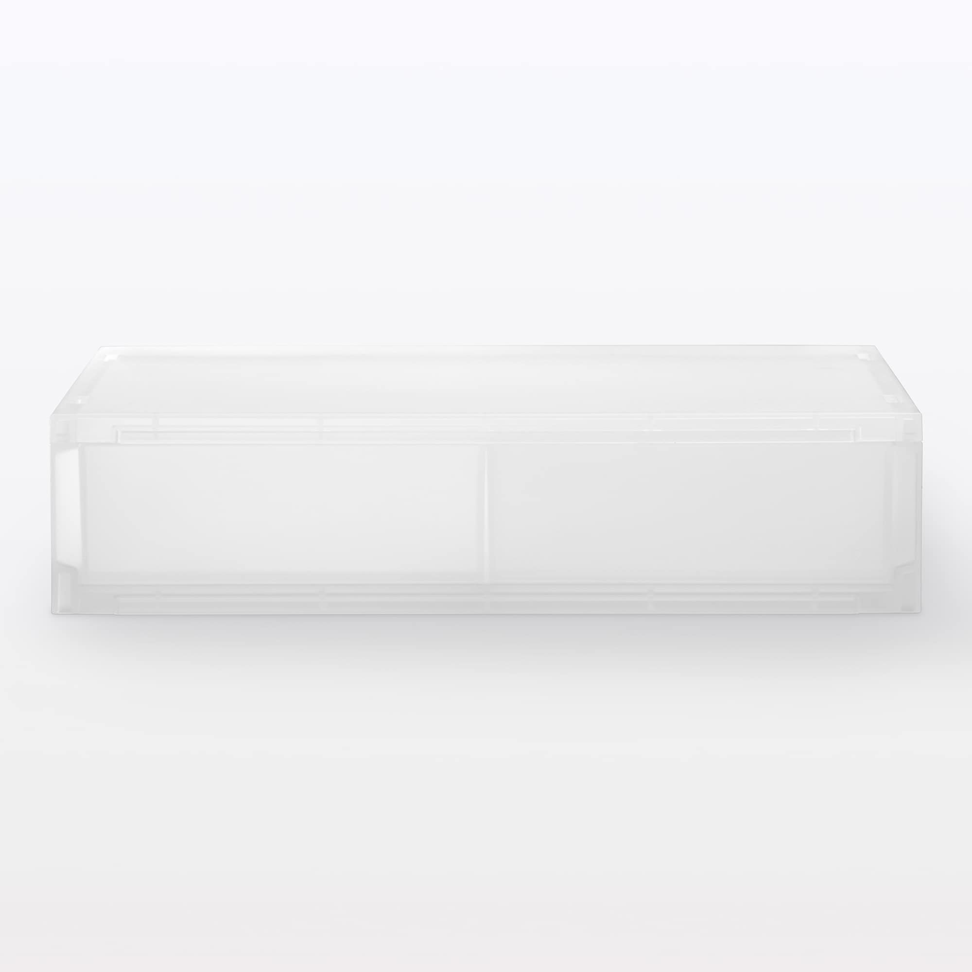 ポリプロピレンケース引出式・横ワイド・薄型２個