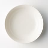 磁器ベージュ鉢・中