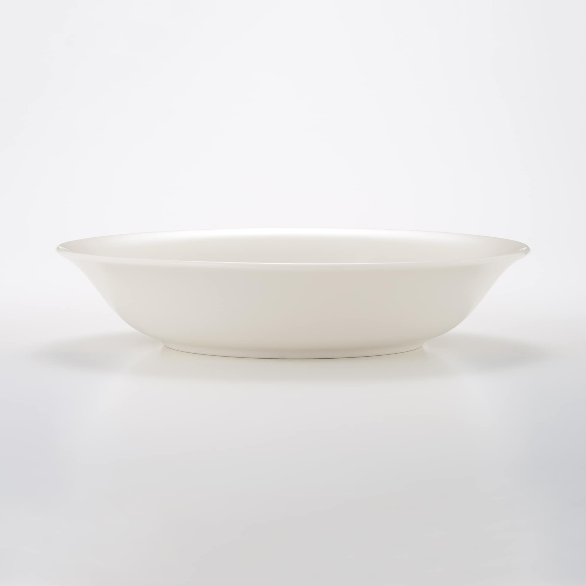 磁器ベージュ鉢・大