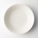 磁器ベージュ鉢・大