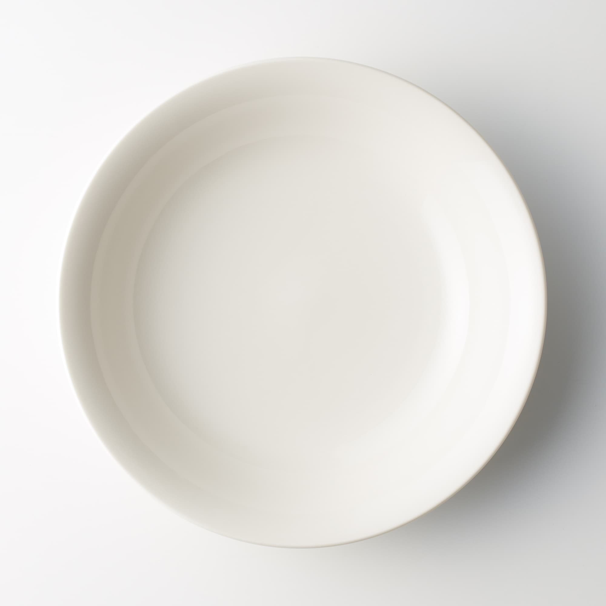 磁器ベージュ鉢・大