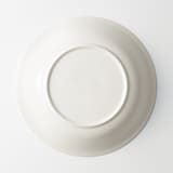 磁器ベージュ鉢・大