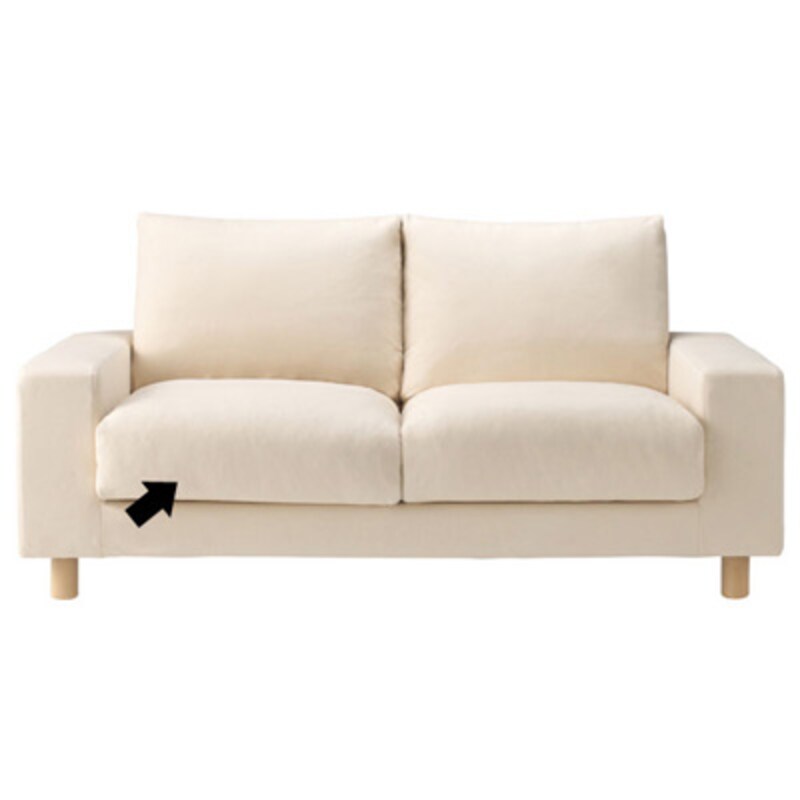 パーツ】ソファ本体・ダウンフェザー・2S・座クッション | 無印良品 