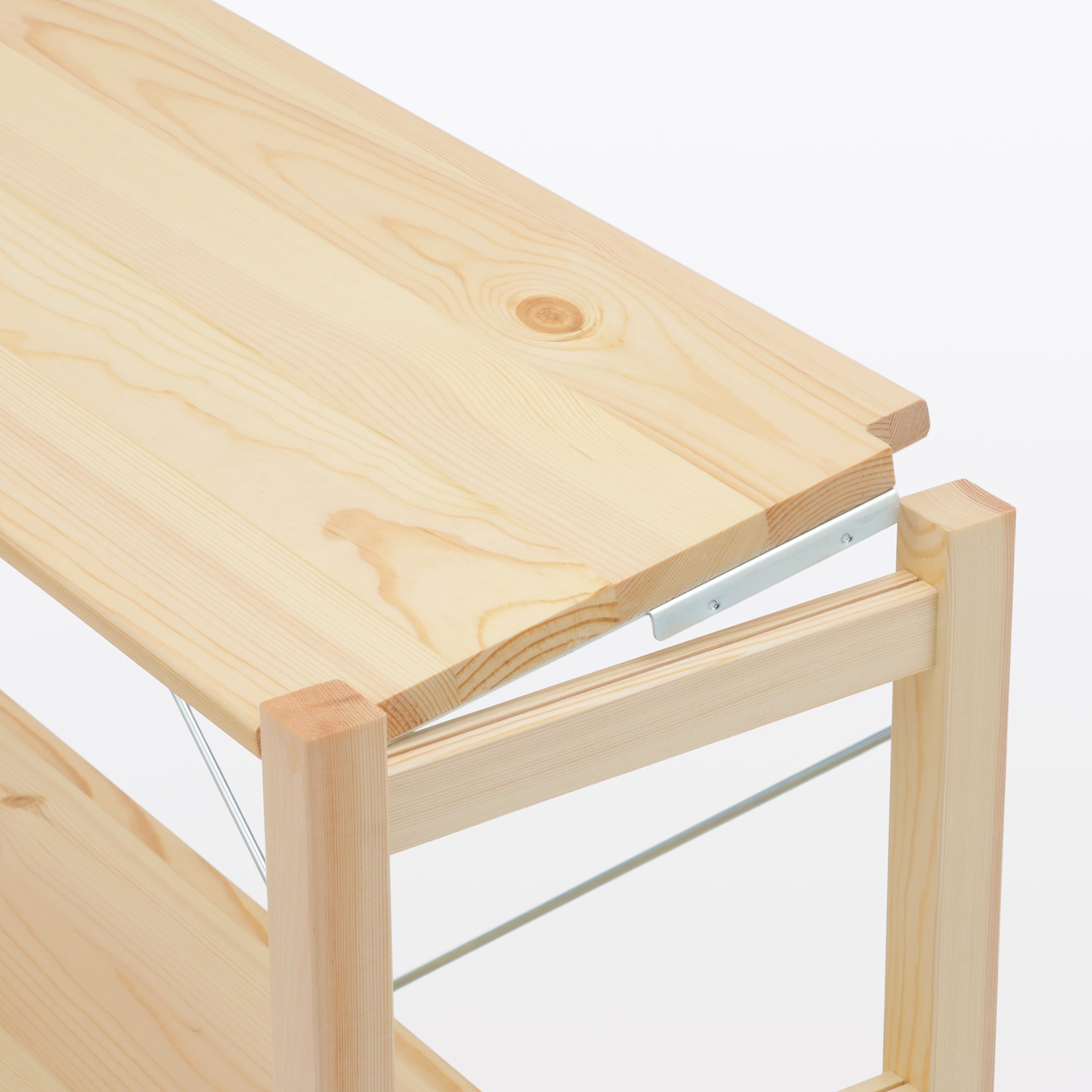 パイン材ユニットシェルフ・奥行２５ｃｍタイプ・棚板・５８ｃｍ幅用