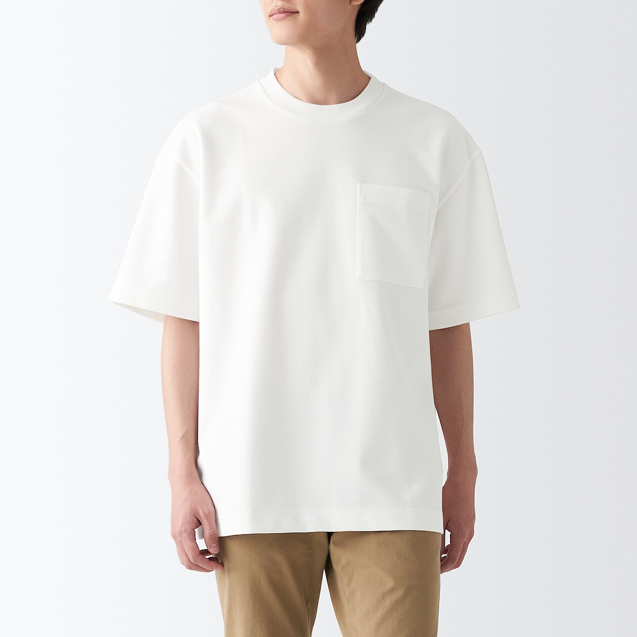 二重編みビッグtシャツ s m オフ白 tシャツ カットソー ポロシャツ 半袖 紳士 メンズ 通販 無印良品 二重編みビッグtシャツ s m オフ白 tシャツ カットソー ポロシャツ 半袖 紳士 メンズ 通販 無印良品
