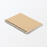 植林木ペーパーダブルリングノート／裏うつりしにくいダブルリングノート