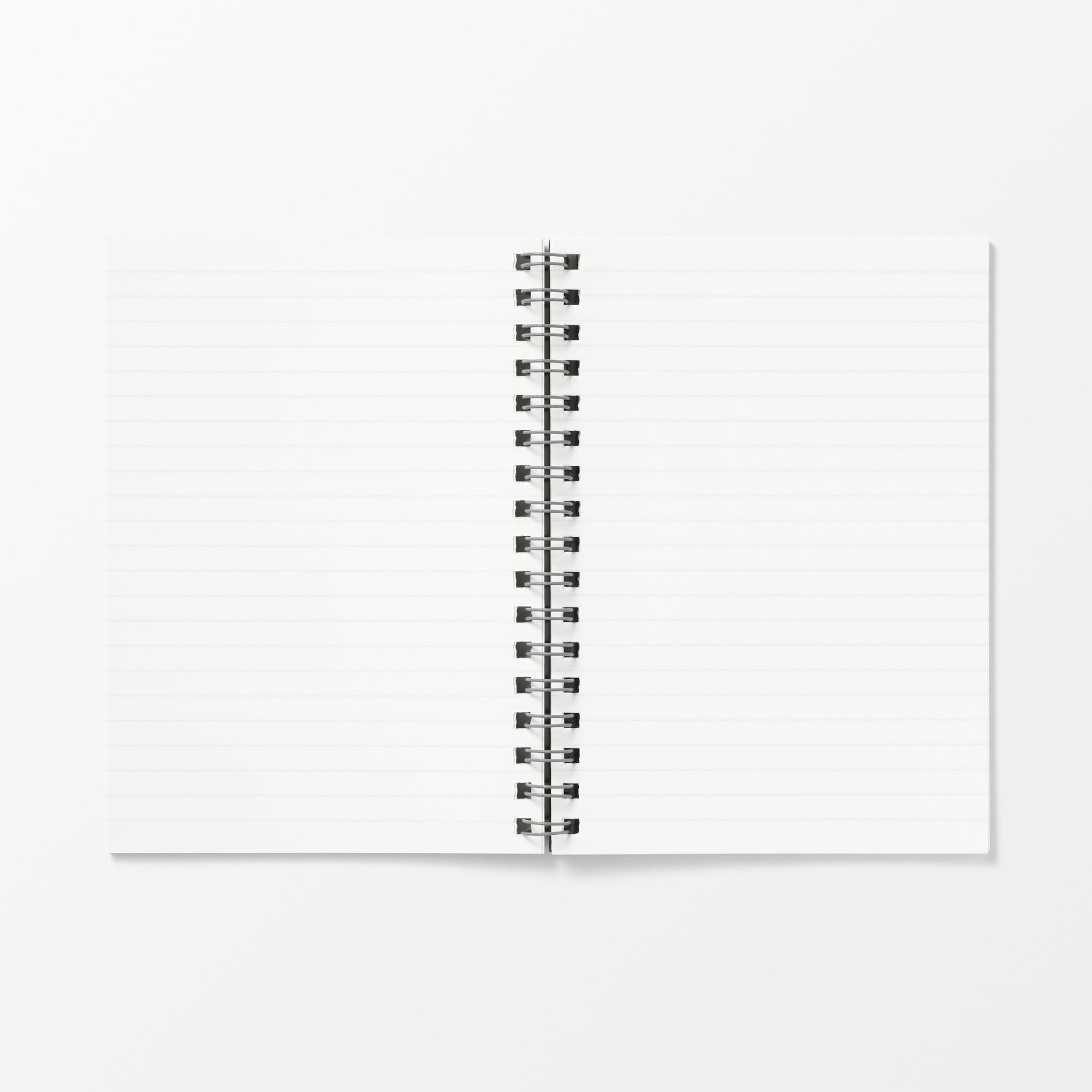 植林木ペーパーダブルリングノート／裏うつりしにくいダブルリングノート