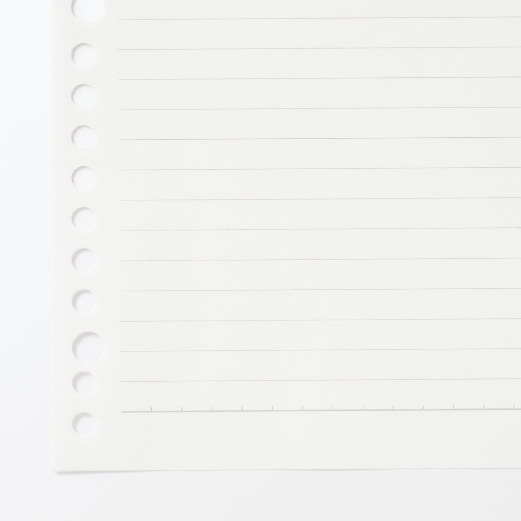 植林木ペーパールーズリーフ／裏うつりしにくいルーズリーフ