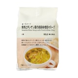 食べるスープ　豚肉とチンゲン菜の胡麻味噌担々スープ