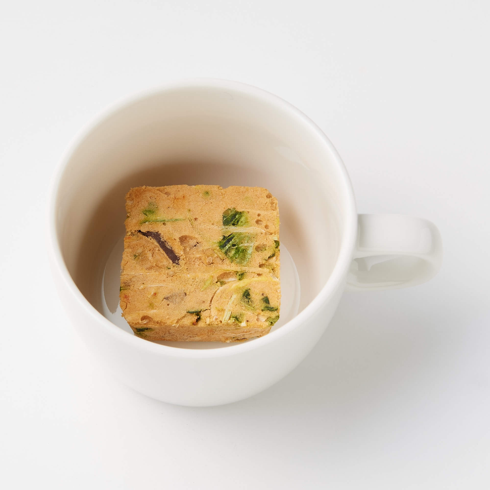 食べるスープ　豚肉とチンゲン菜の胡麻味噌担々スープ