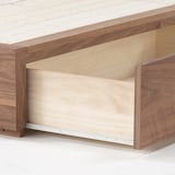 収納ベッド・ダブル・オーク材・Ａユニット