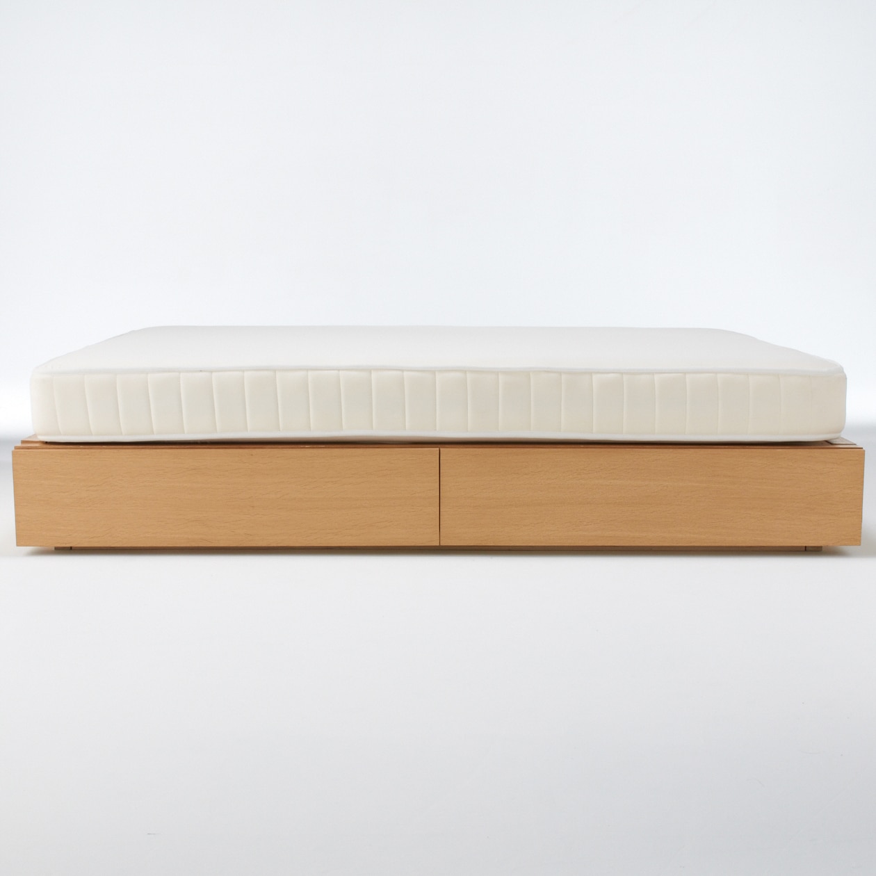 収納ベッド・ダブル・オーク材・Ａユニット