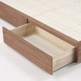 収納ベッド・ダブル・オーク材・Ａユニット