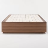 収納ベッド・シングル・ウォールナット材・Ａユニット