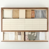 収納ベッド・シングル・ウォールナット材・Ａユニット