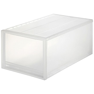 【宅送】ＰＰ衣装ケース引出式・深/約幅40×奥行65×高さ30cm