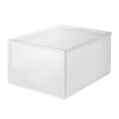 【宅送】ＰＰクローゼットケース引出式・深/約幅44×奥行55×高さ30cm