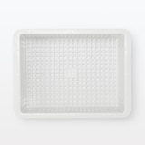 ポリプロピレン通函　メッシュ　ホワイトグレー