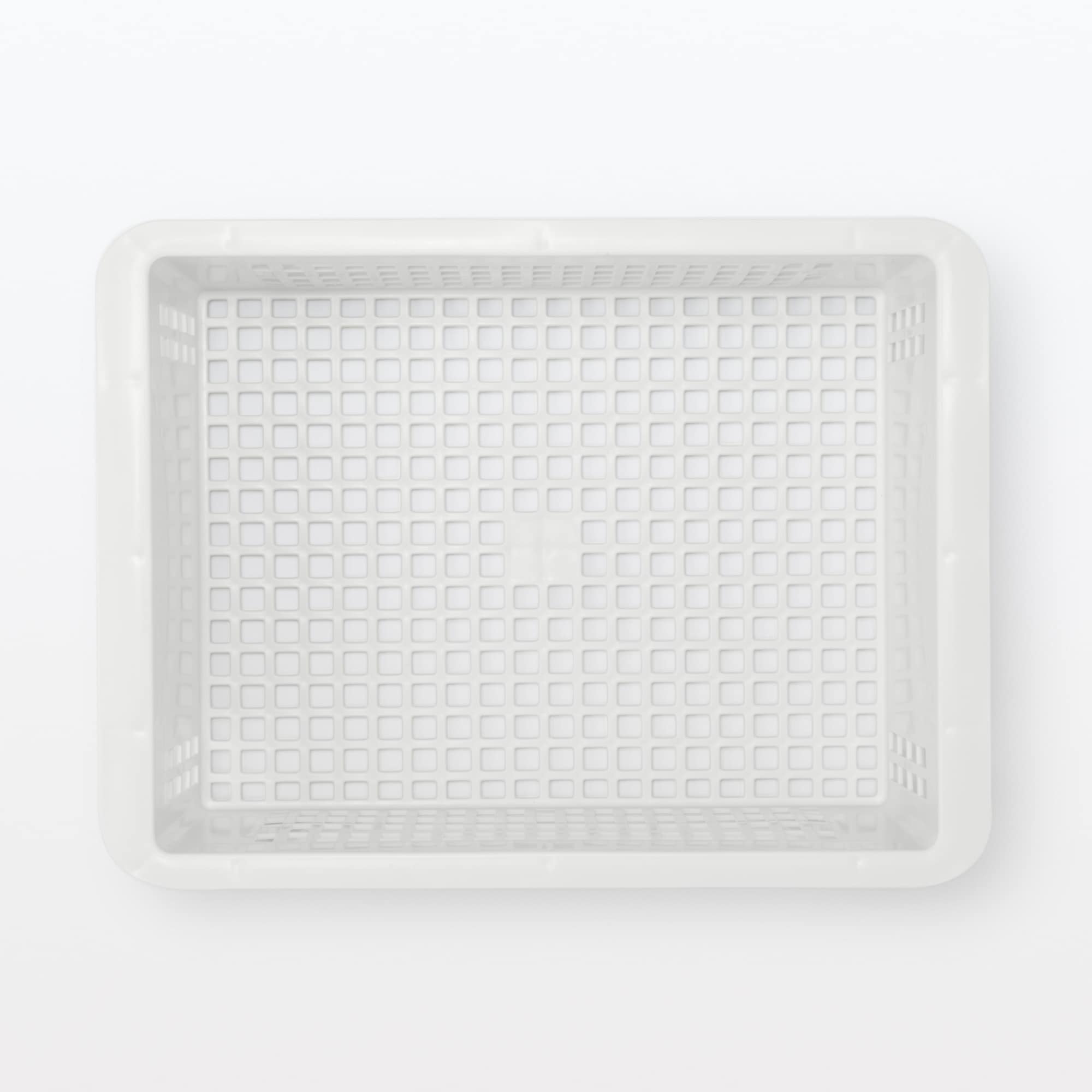 ポリプロピレン通函　メッシュ　ホワイトグレー