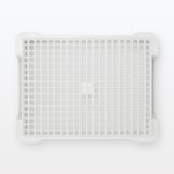 ポリプロピレン通函　メッシュ　ホワイトグレー